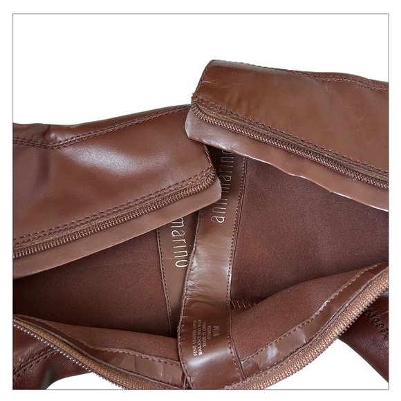 ANN MARINO Women's Carrie Boot Camel/Cognac Ankle Slim Silhouette Sq. Toe‎ 8.5 - Picture 11 of 15